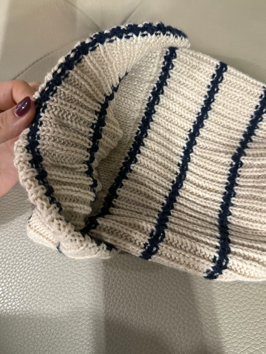 Dickies stripe pattern knit beanie 상품이미지5