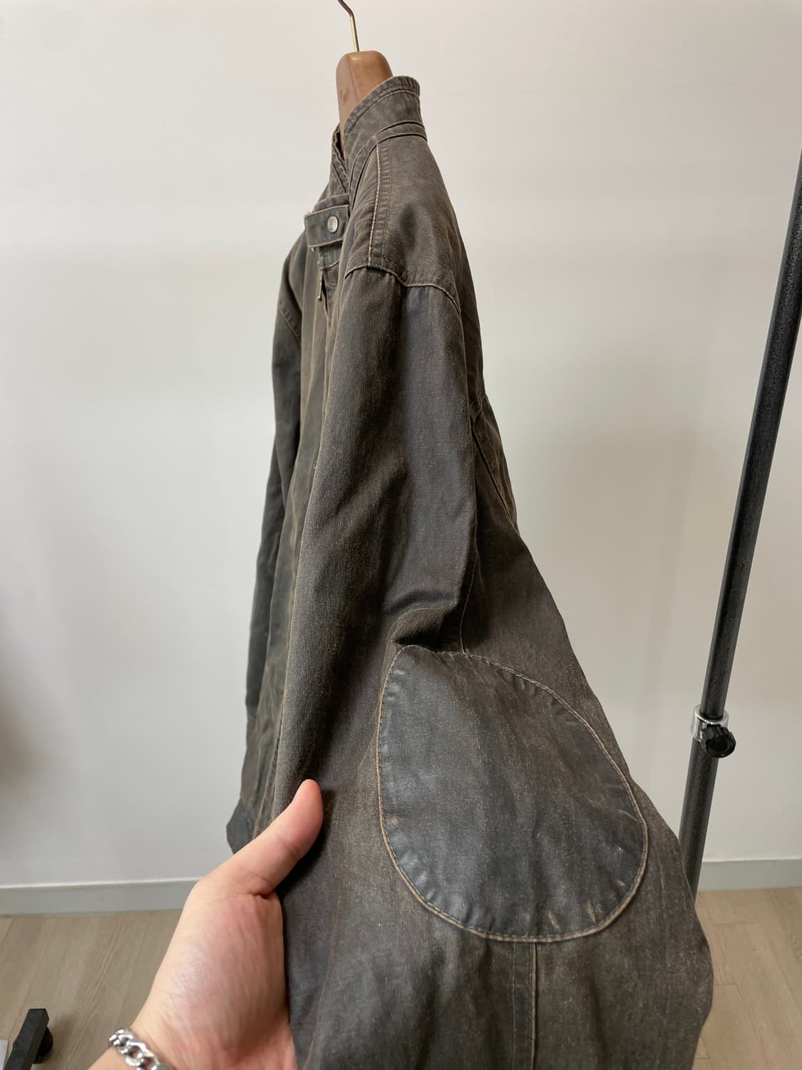 (XL) Maru 마루 빈티지 오일워싱 코튼 블루종 자켓 상품이미지2