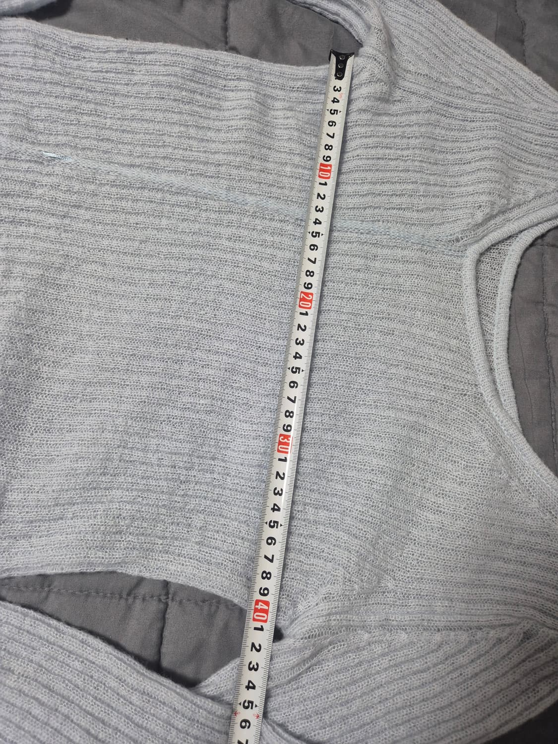 던스트 투웨이 셔링 니트탑 소프트블루 상품이미지6