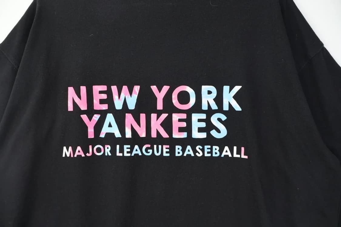 mlb 블랙 로고 반팔 상품이미지6