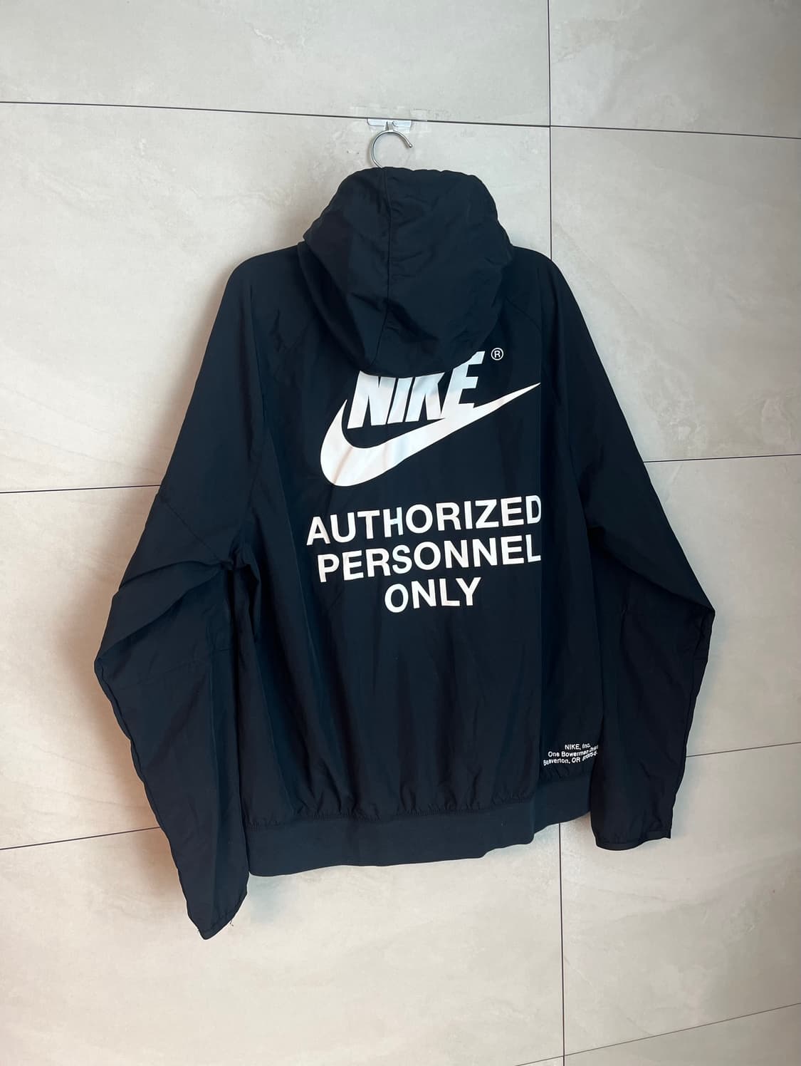 [XL] 나이키 NSW 우븐 언라인드 아노락 바람막이 블랙 상품이미지5