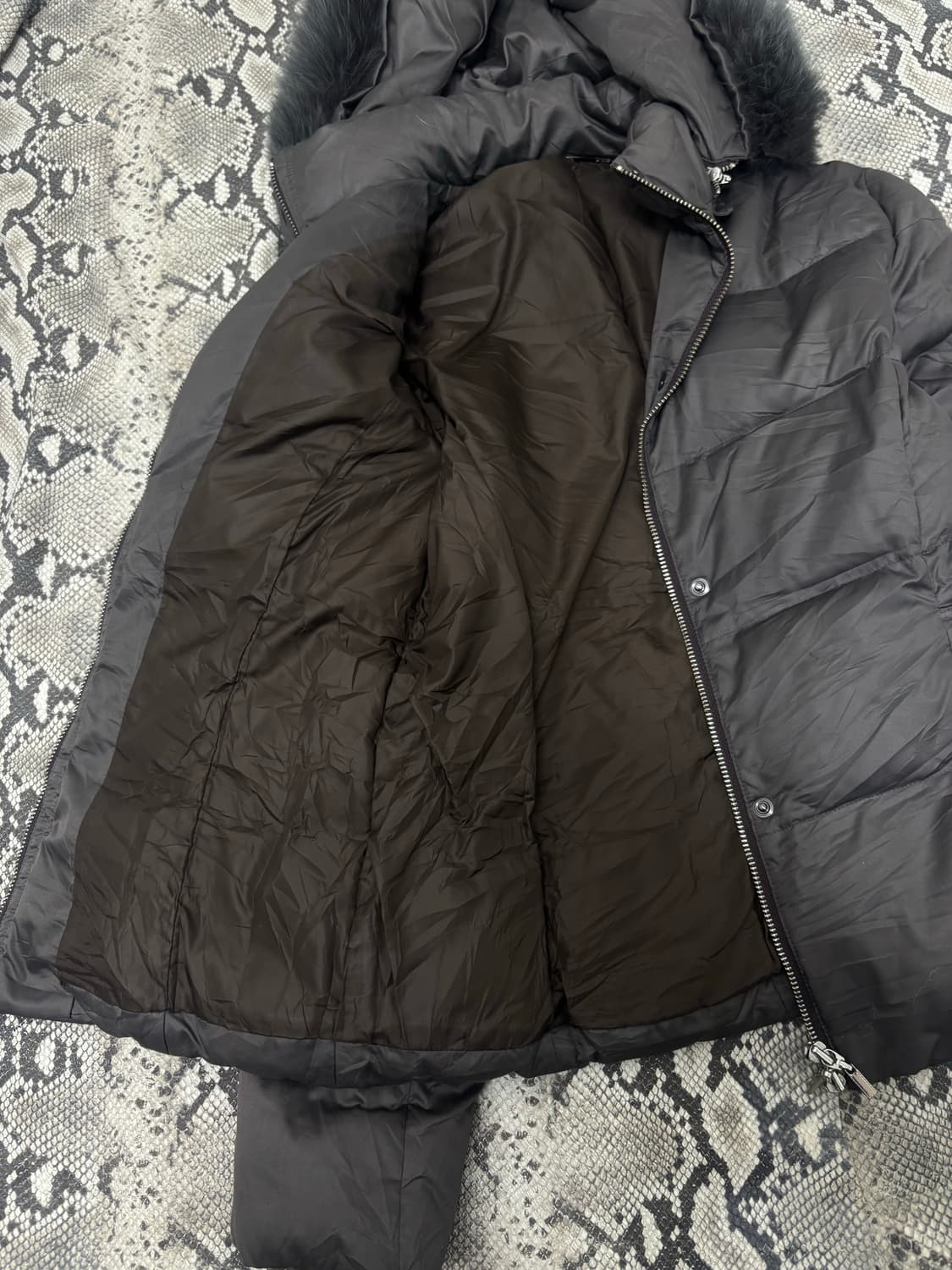 Y2K Grey Fur Padding 상품이미지8