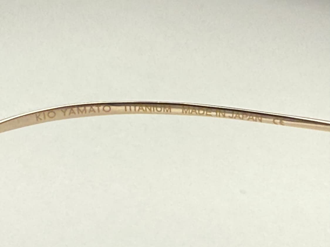 키오야마토 Kio Yamato 티타늄 무테안경 미착용 새상품  상품이미지7