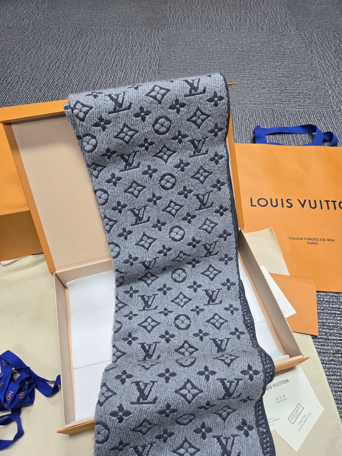 [특가][정품]루이비통 리버스 모노그램 머플러 상품이미지3