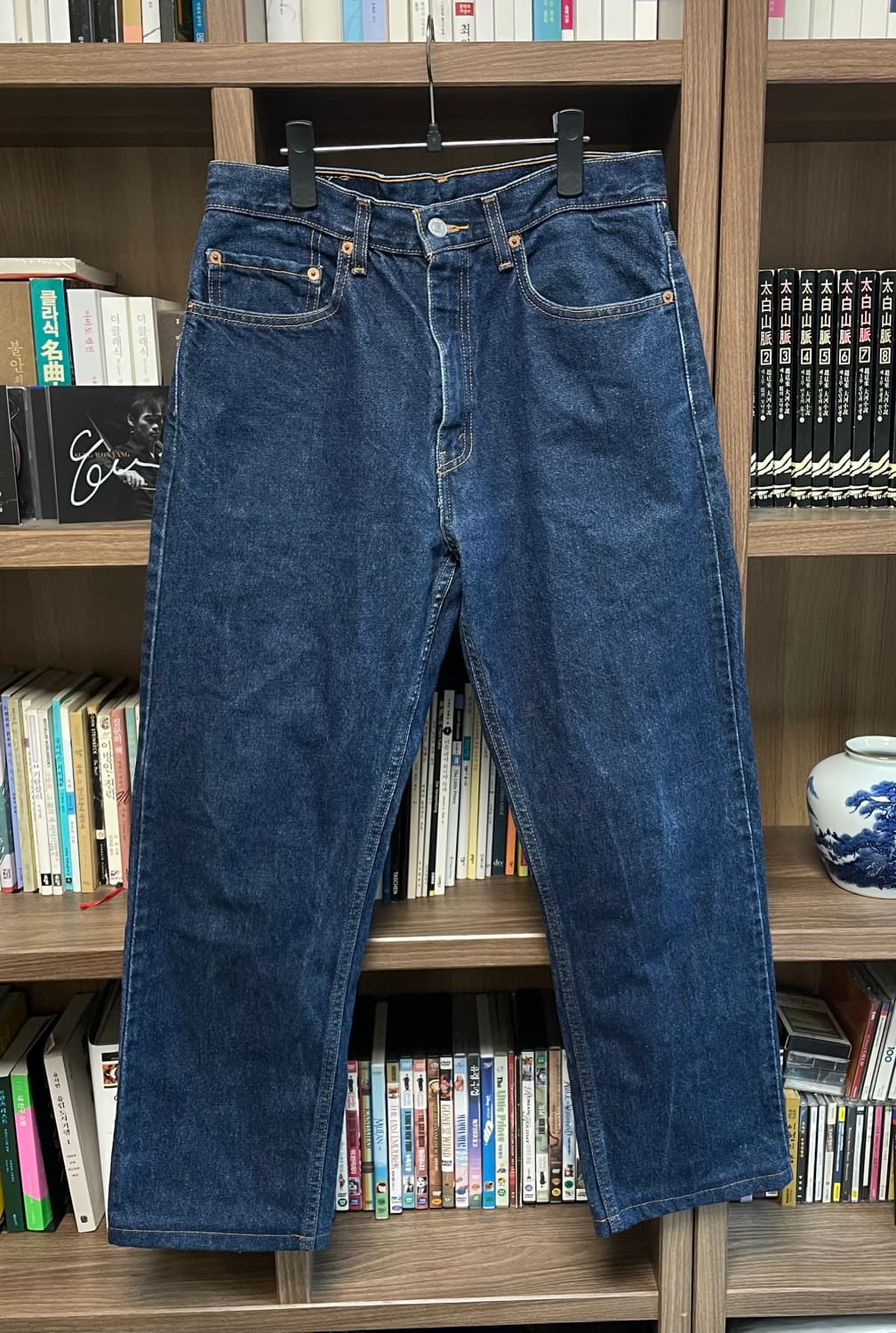 (32/32) 00s 리바이스505 레귤러핏 데님팬츠 상품이미지4