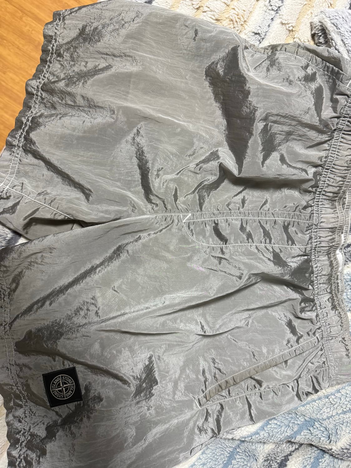 스톤아일랜드 22ss 나일론메탈 반바지 아이스 M 상품이미지2