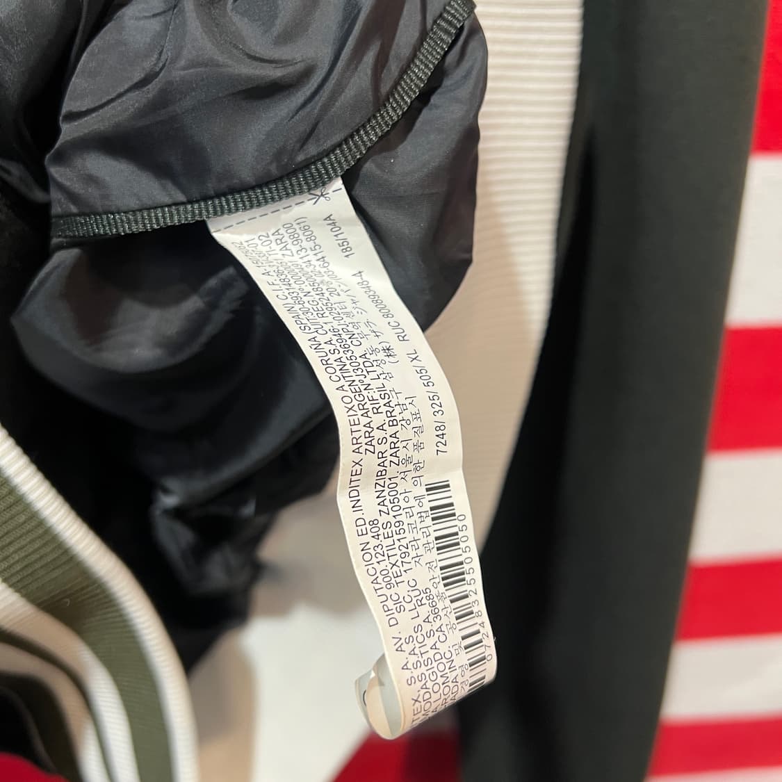 자라 카키 봄버자켓 상품이미지4