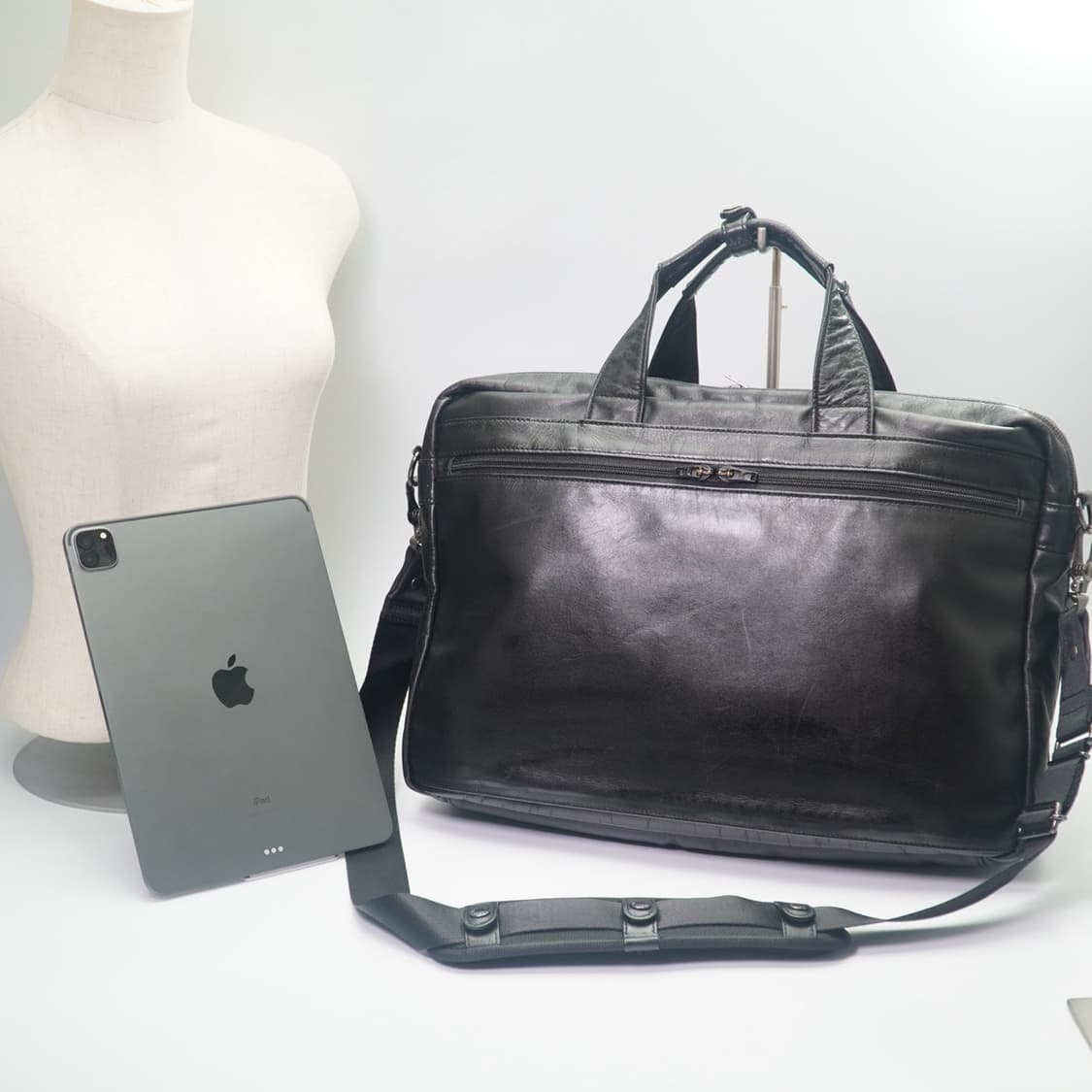 요시다 포터 러기지 라벨 카우스티어 레더 크로스백 상품이미지8