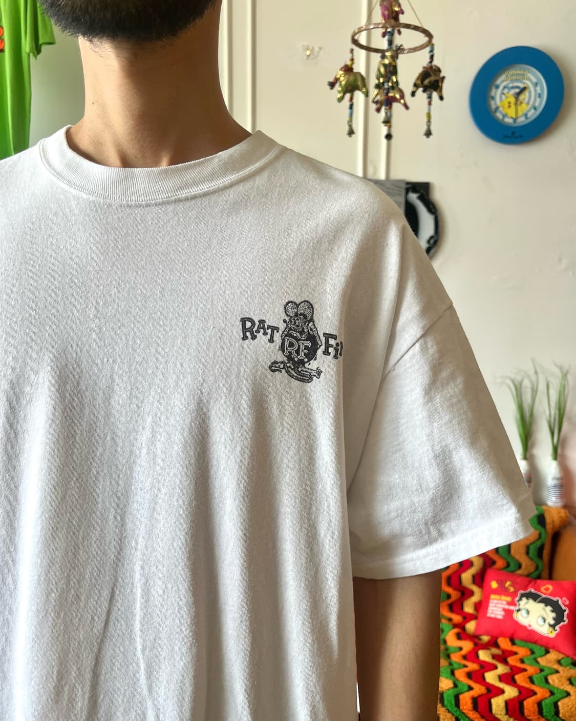 2000s Rat Fink Hot Road Printed T-Shirt 상품이미지3