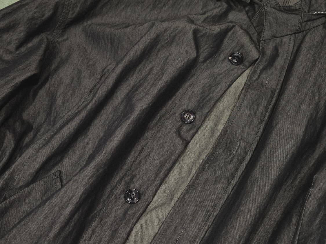 SYSTEM 시스템 옴므 디테쳐블 후드 셔츠 아우터 상품이미지7