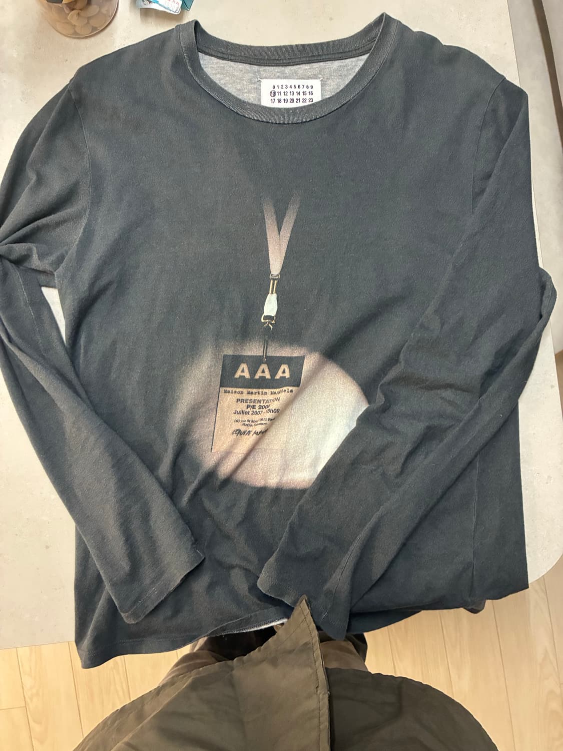 마틴 마르지엘라 08ss 트롱프뢰유 롱슬리브 50 상품이미지2