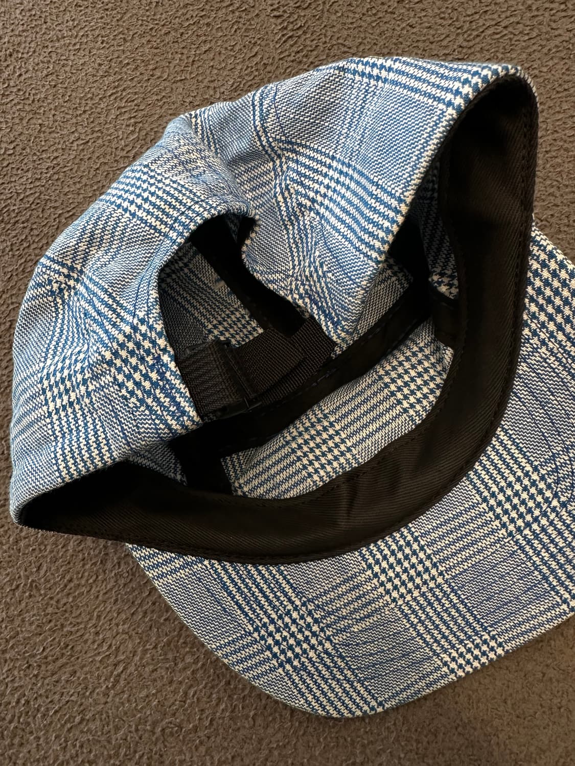 슈프림 체크 캠프캡 처분  상품이미지2