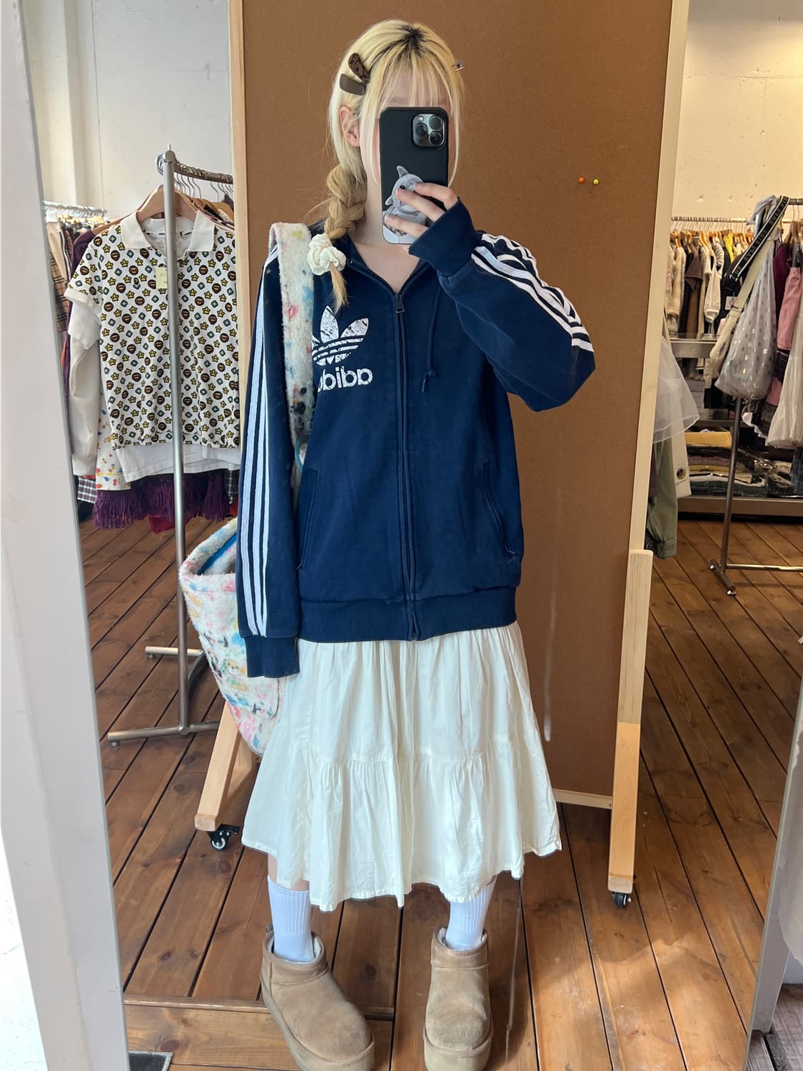 아디다스 데미지 파이어버드 후드집업 상품이미지3