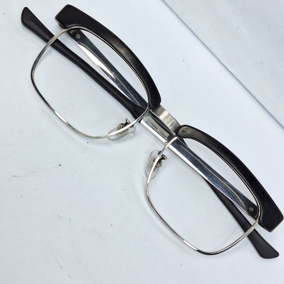 70s 빈티지 일본 수제 하금테 52-69 SPM 선플래티늄 안경테/레트 상품이미지1