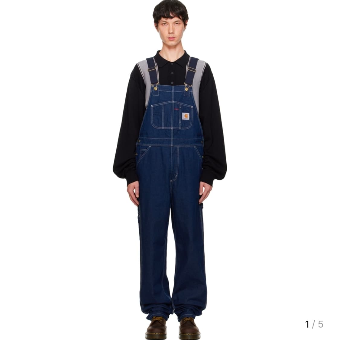 칼하트 데님 카펜더 루즈핏 멜빵 셋업 30 x 30 size 상품이미지2