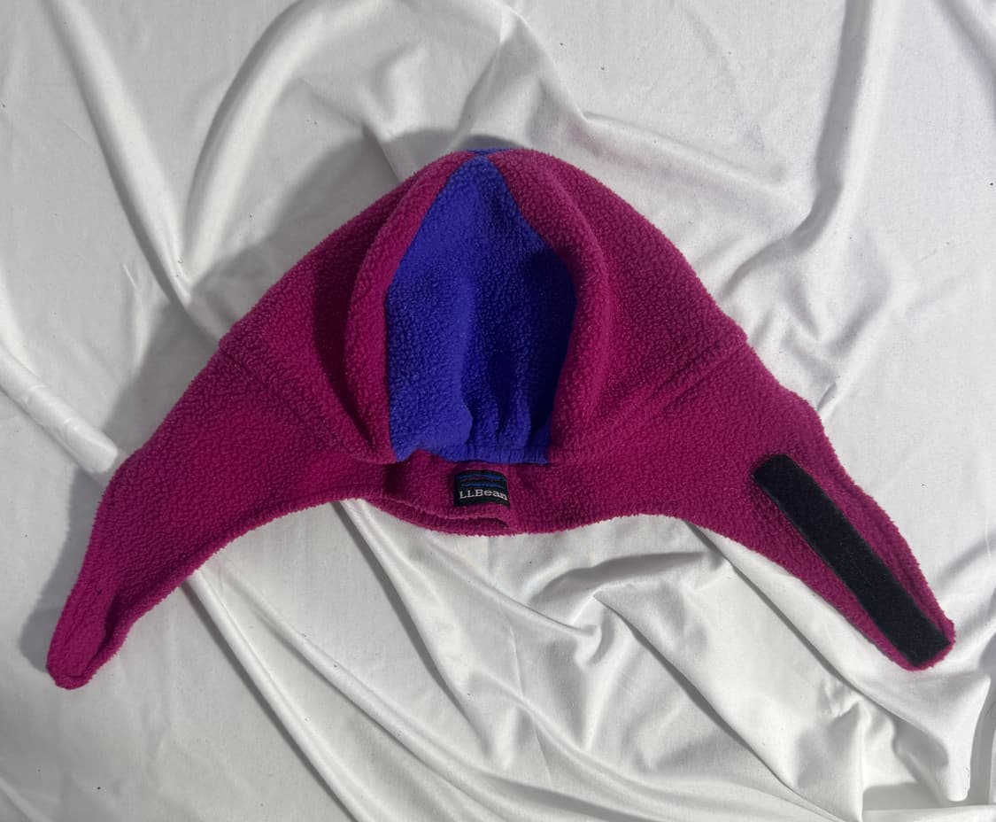 80s usa 엘엘빈 플리스 이어플랩 캡 상품이미지4