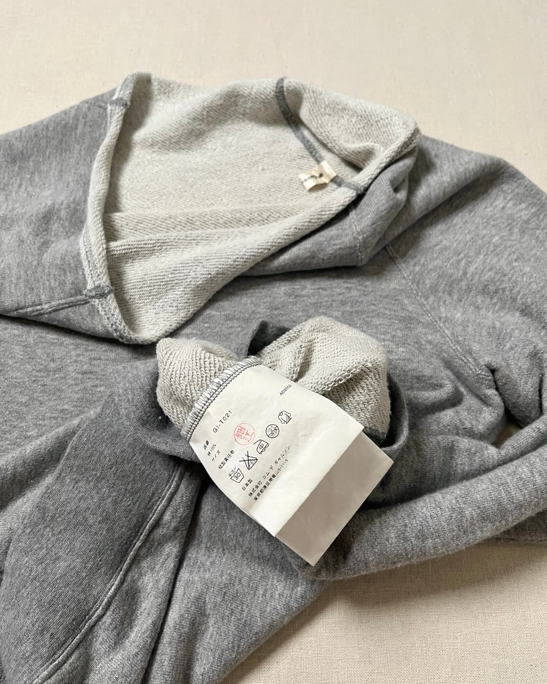 꼼데가르송 드레이프 넥 스웻셔츠 comme des garcons 맨투맨 상품이미지6