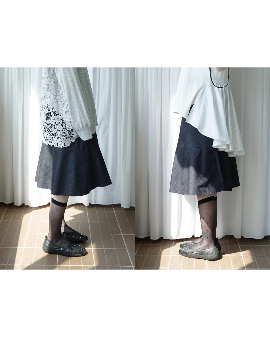 Deep denim skirt 상품이미지1