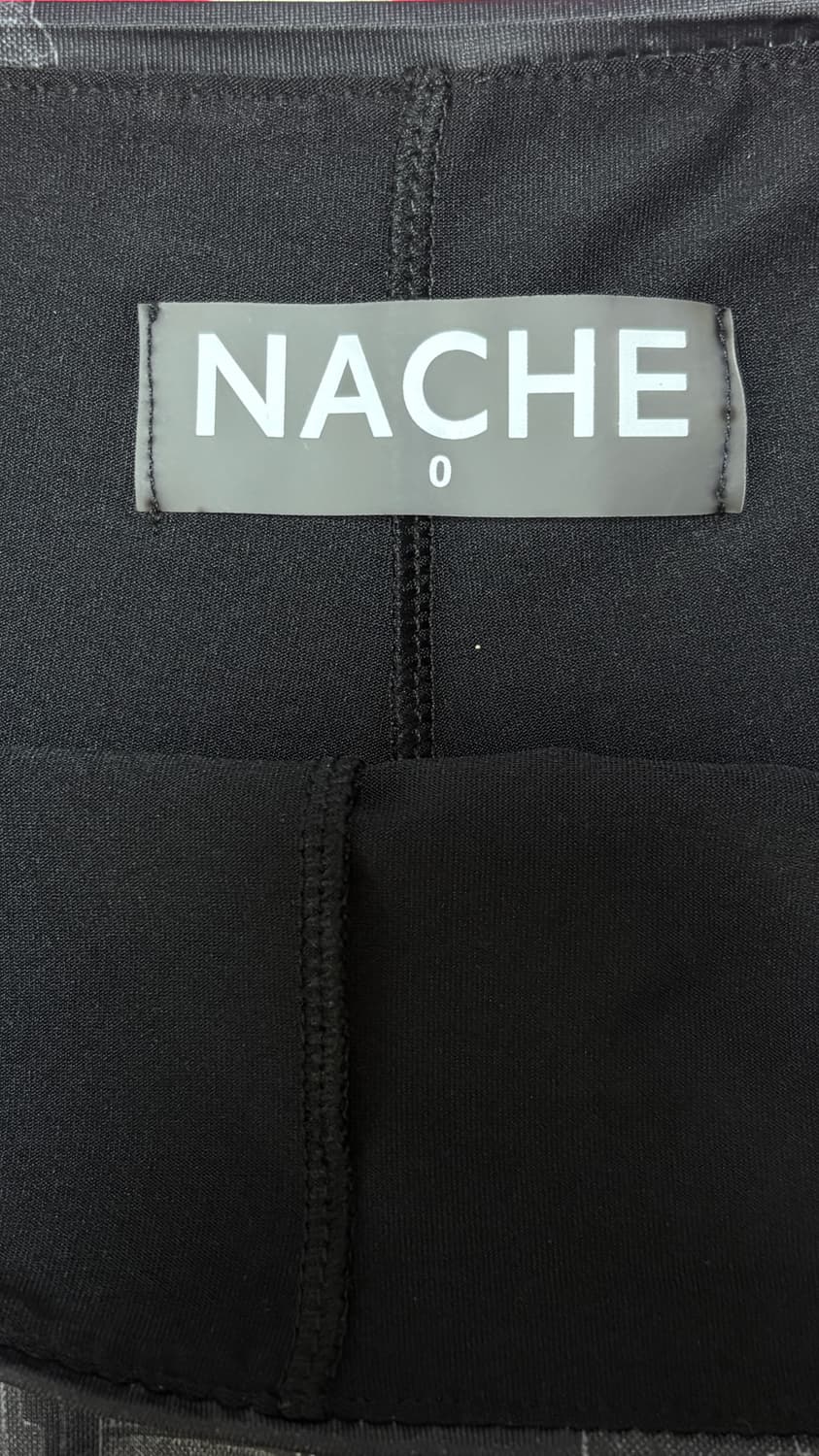 NACHE 블랙&화이트 패턴 미니스커트 상품이미지3