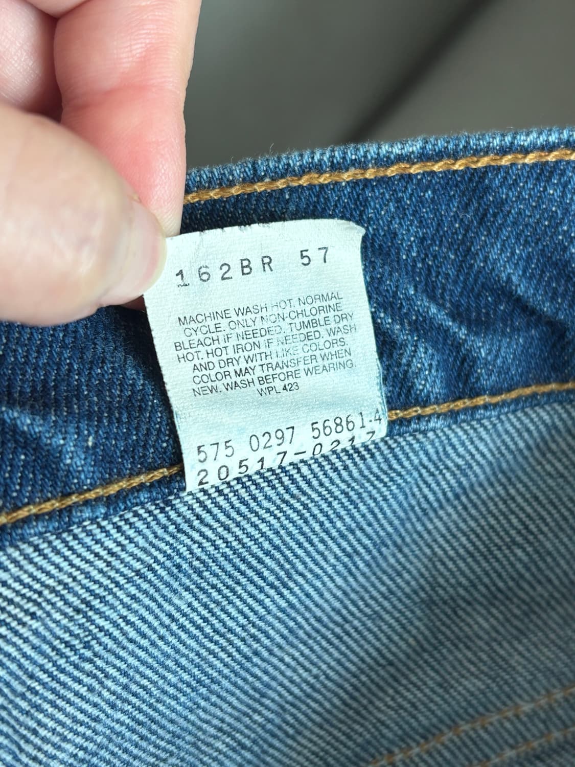 빈티지 리바이스 오렌지탭 517 진청 상품이미지5