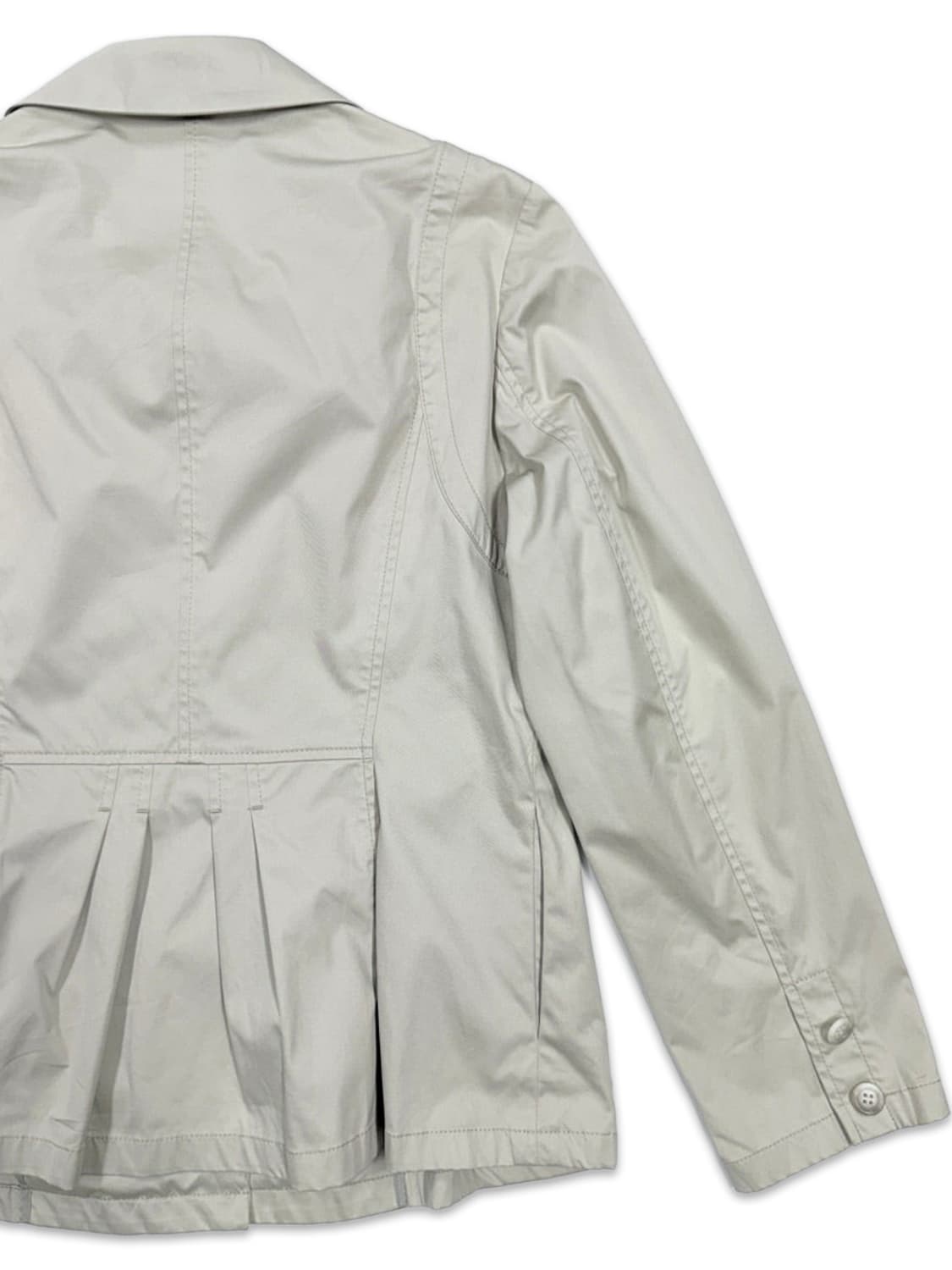 빈티지 아이보리 라인 플레어 자켓 상품이미지4