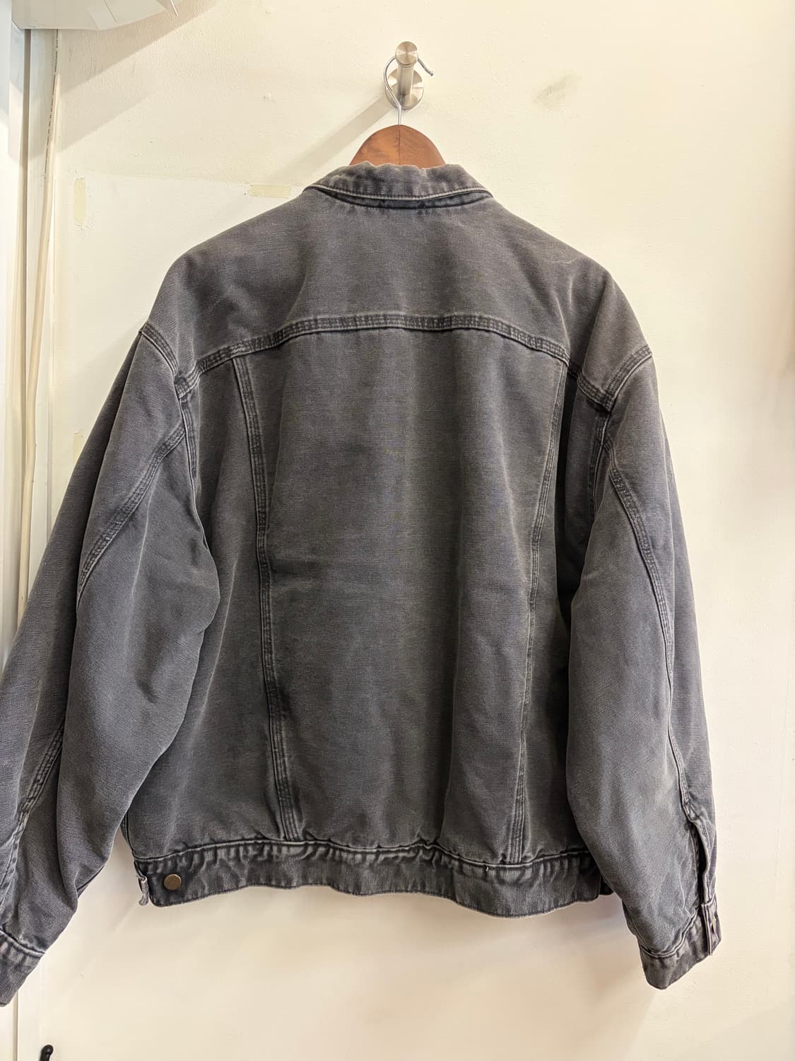 N169. 칼하트 트러커 흑청자켓 상품이미지4