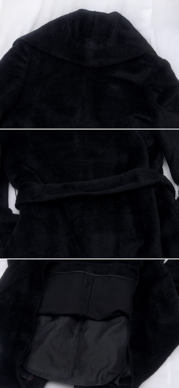 플라밍고 이태리 수리알파카 와이드 숄카라 로브 코트 (M / 55-77) 상품이미지5