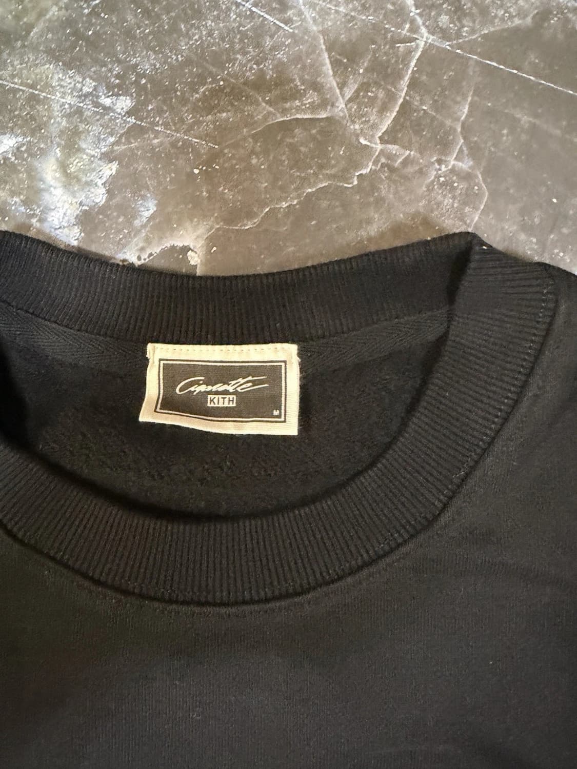 키스 x 시가렛 레이싱 레전드 넬슨 크루넥 블랙 상품이미지2