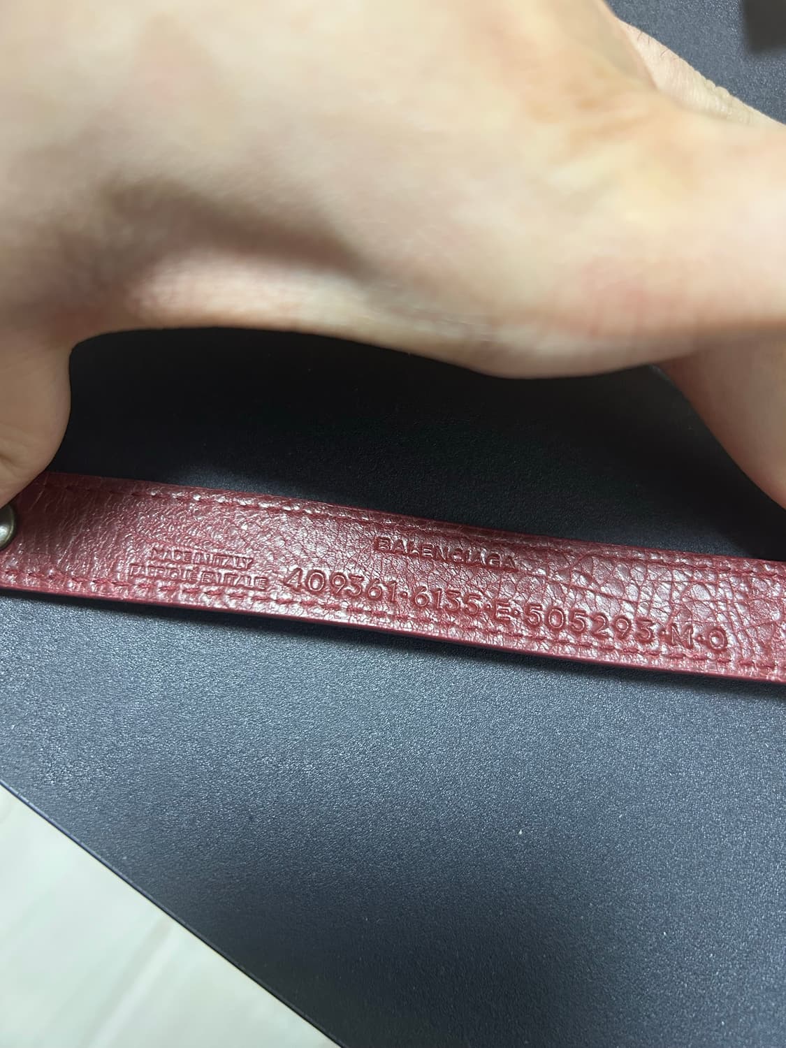 발렌시아가 스터드 레더팔찌 상품이미지2