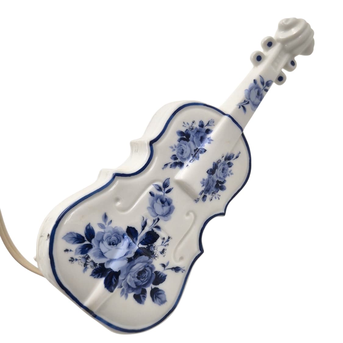 80s 이탈리아 드먼 플로랄 바이올린 탁상 램프 상품이미지6