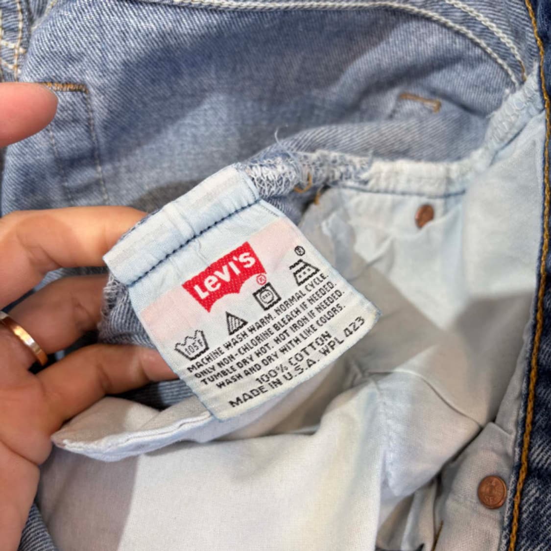 90s LEVI’s 사시코 리페어 501 상품이미지7