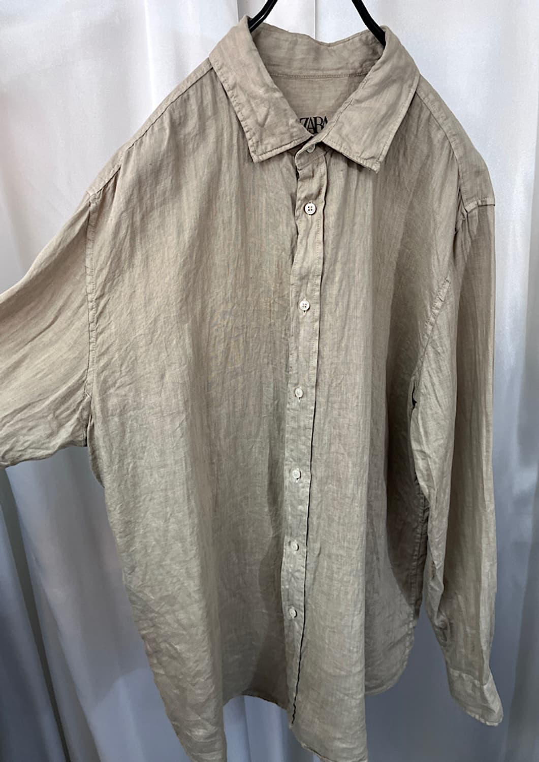 zara linen shirt  상품이미지3