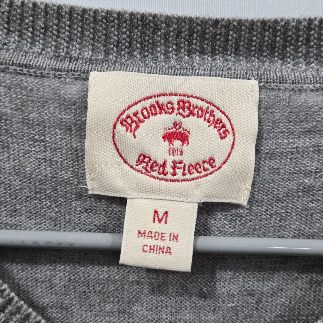 브룩스브라더스 메리노울 브이넥 니트 M 상품이미지3