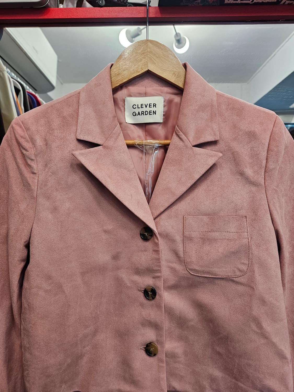 새상품) 스웨이드 셋업 S 상품이미지2