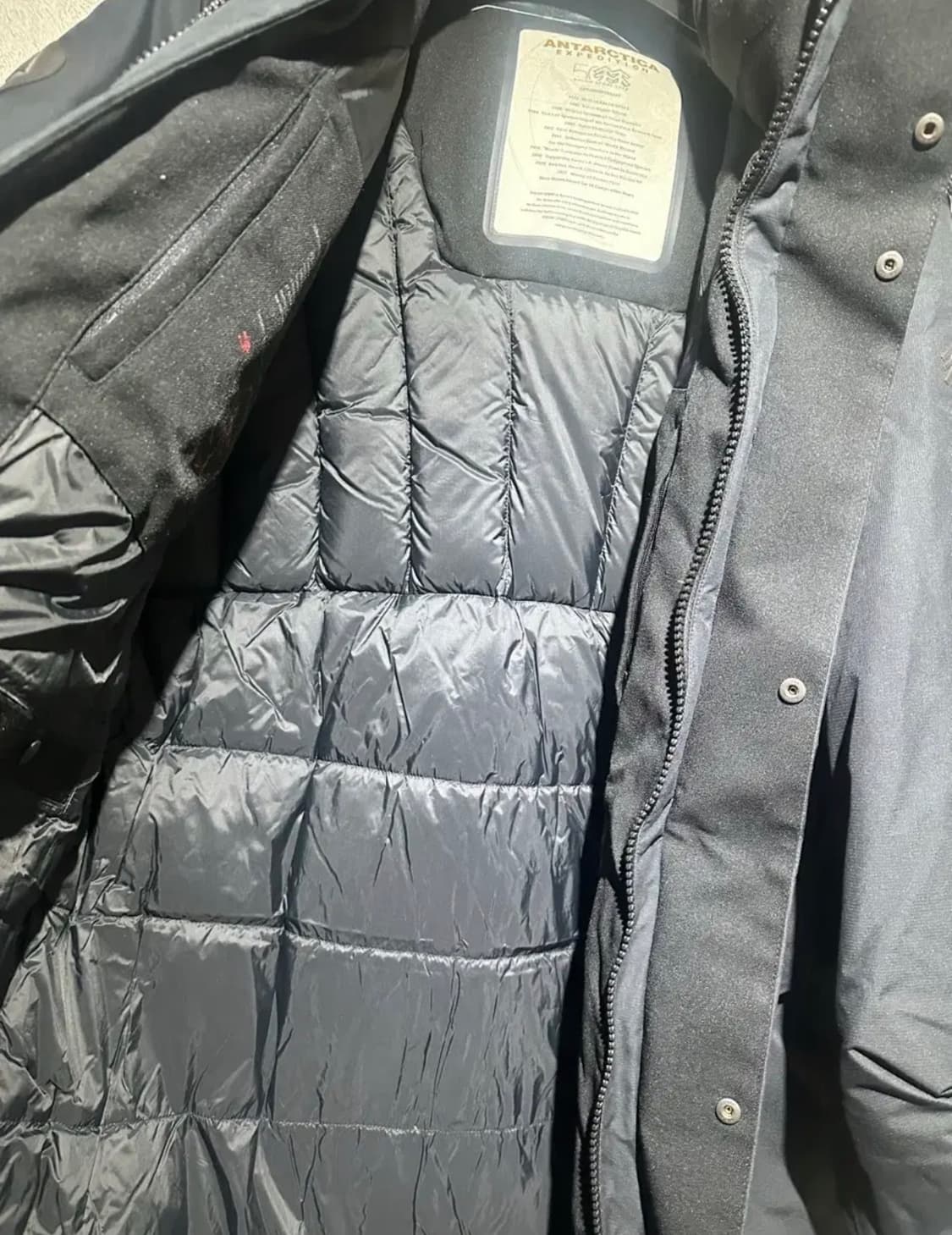 코오롱스포츠 안타티카 롱패딩 블랙 100 새상품급 상품이미지2