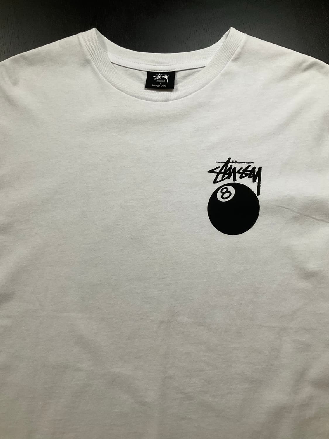 (유일 색상) 스투시 반팔 12사이즈 상품이미지2