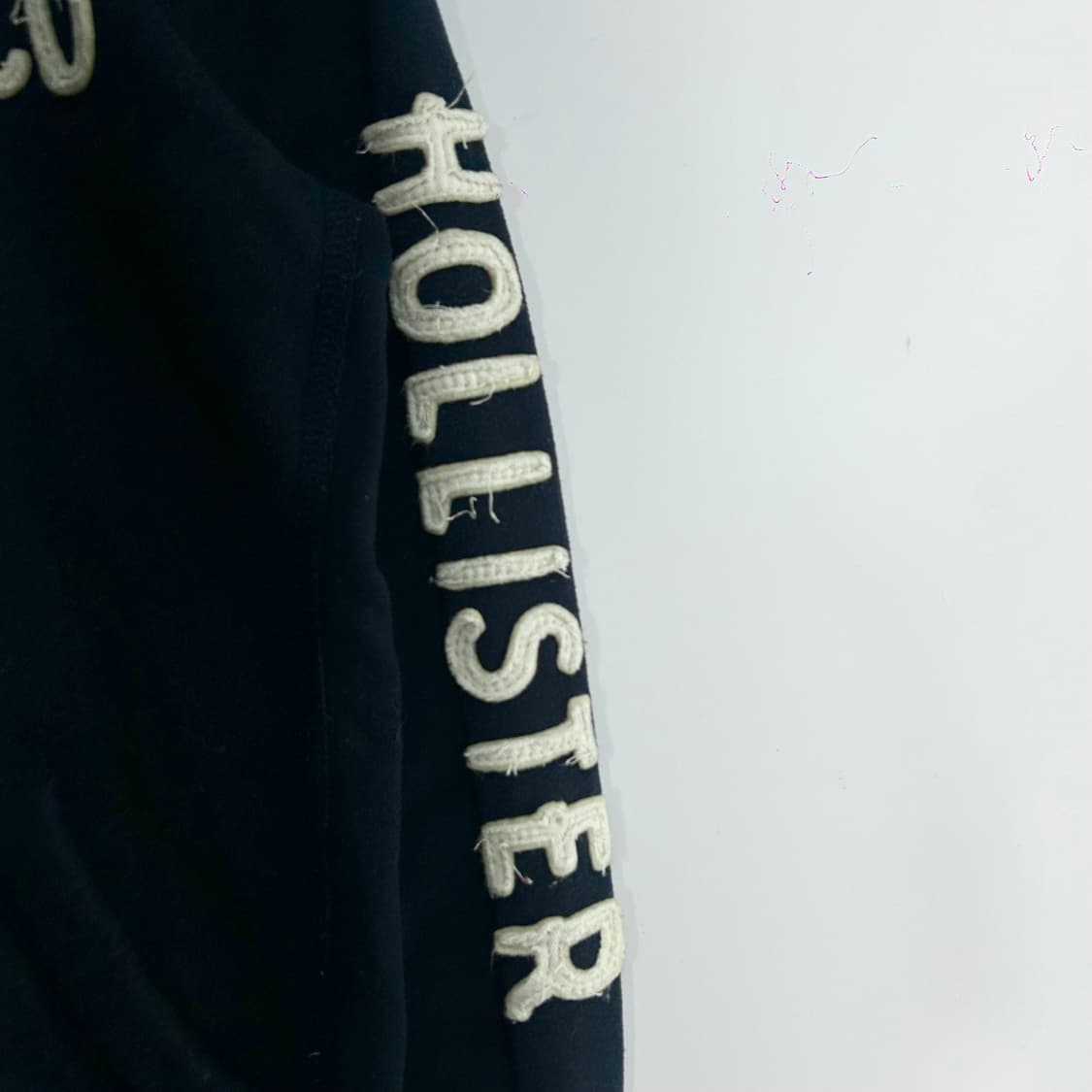Hollister 홀리스터 사이드로고 네이비 후드집업 상품이미지5