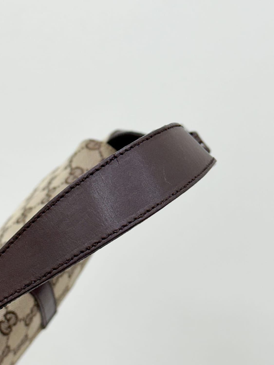 gucci / 구찌 GG 자가드 레더 트리밍 슬림 숄더백  상품이미지7