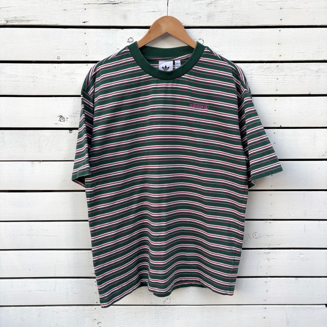 Adidas 아디다스 스트라이프 반팔 티셔츠 상품이미지1