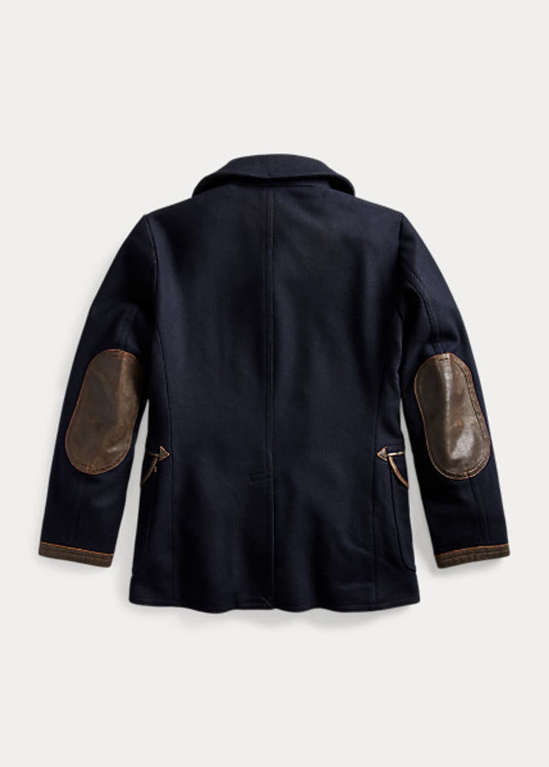 폴로 더블알엘 RRL 레더 가죽 트림 피코트 자켓 Leather-Trim 상품이미지1