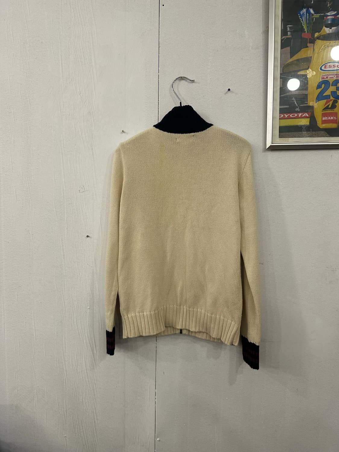 S)폴로 니트 집업 상품이미지2