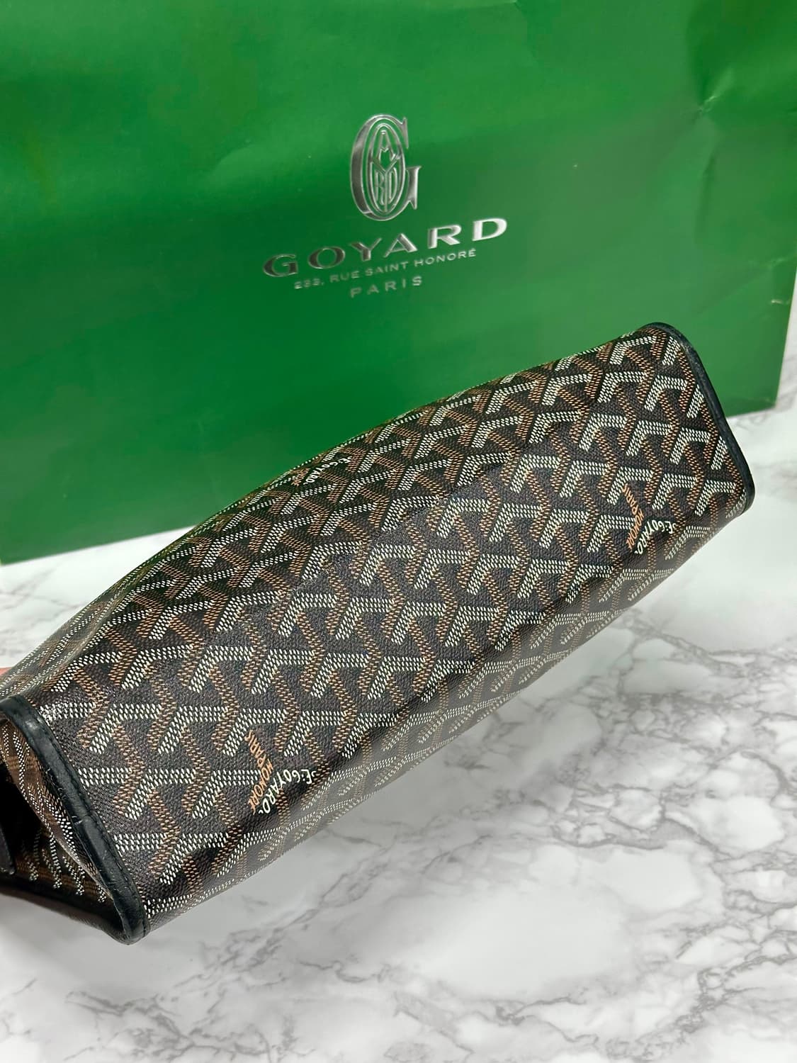 [정품] 고야드 쥬방스 클러치 블랙 GM 상품이미지8