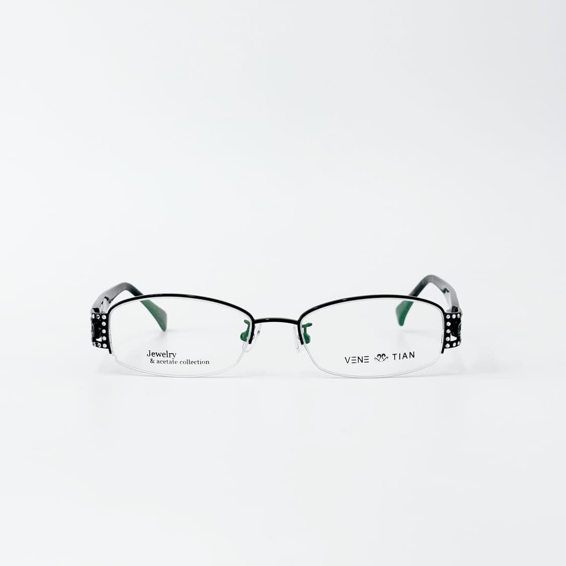 VENETIAN  블랙 메탈 데드스탁 빈티지안경 상품이미지2