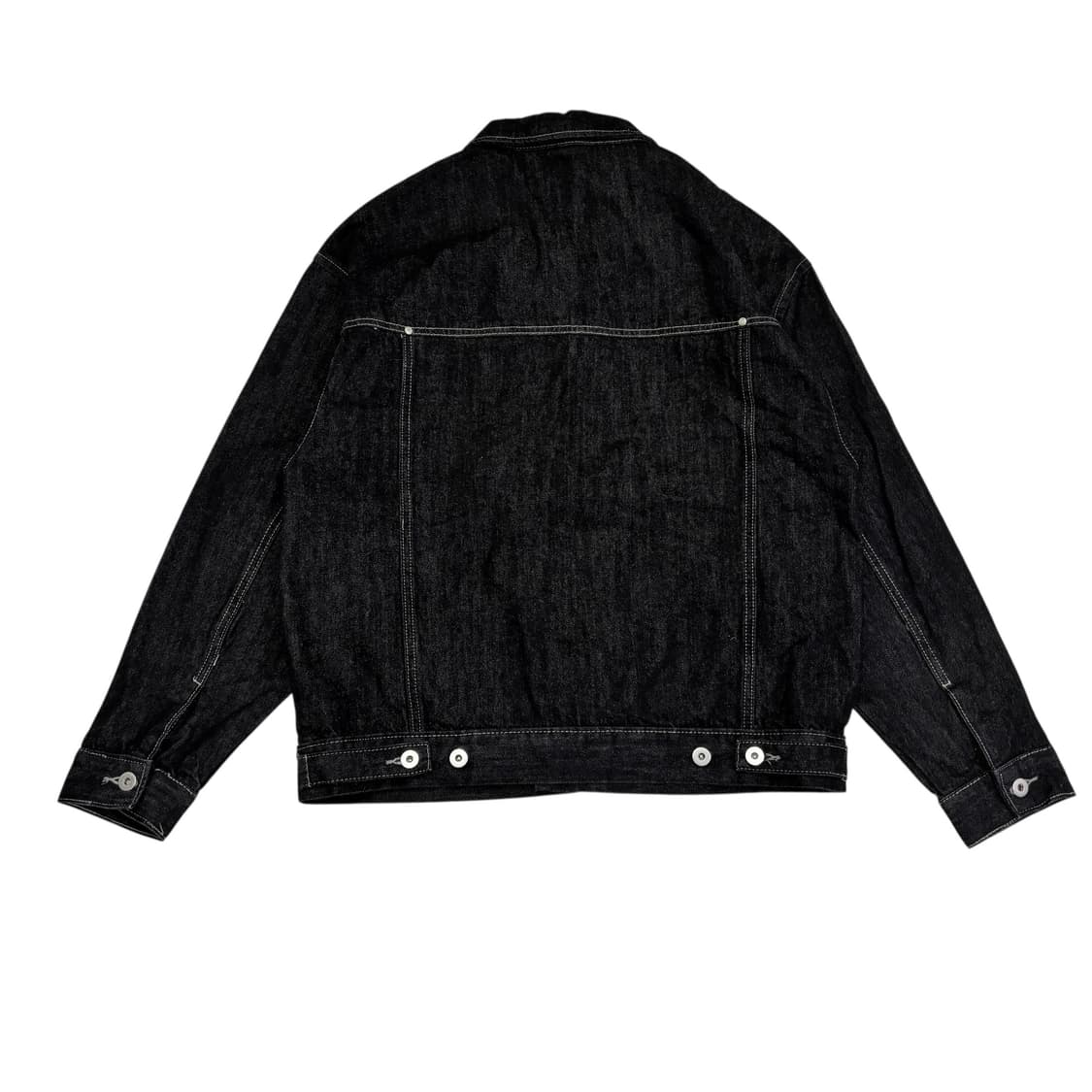 트릴리온 흑청 데님 트러커 자켓 상품이미지5