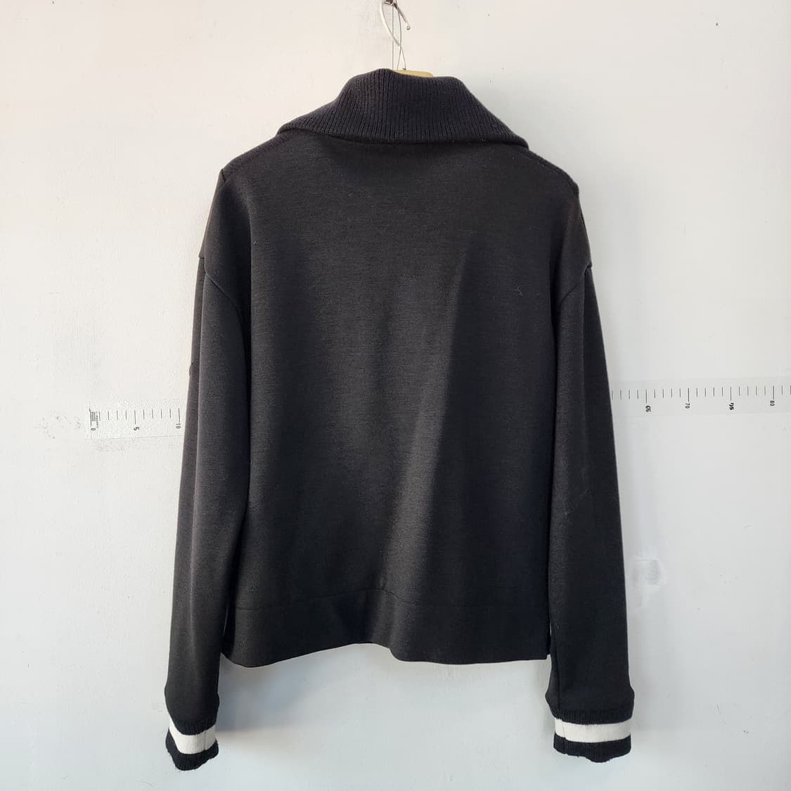 캘러웨이 검정 집업 카라 니트 긴팔티 상품이미지3