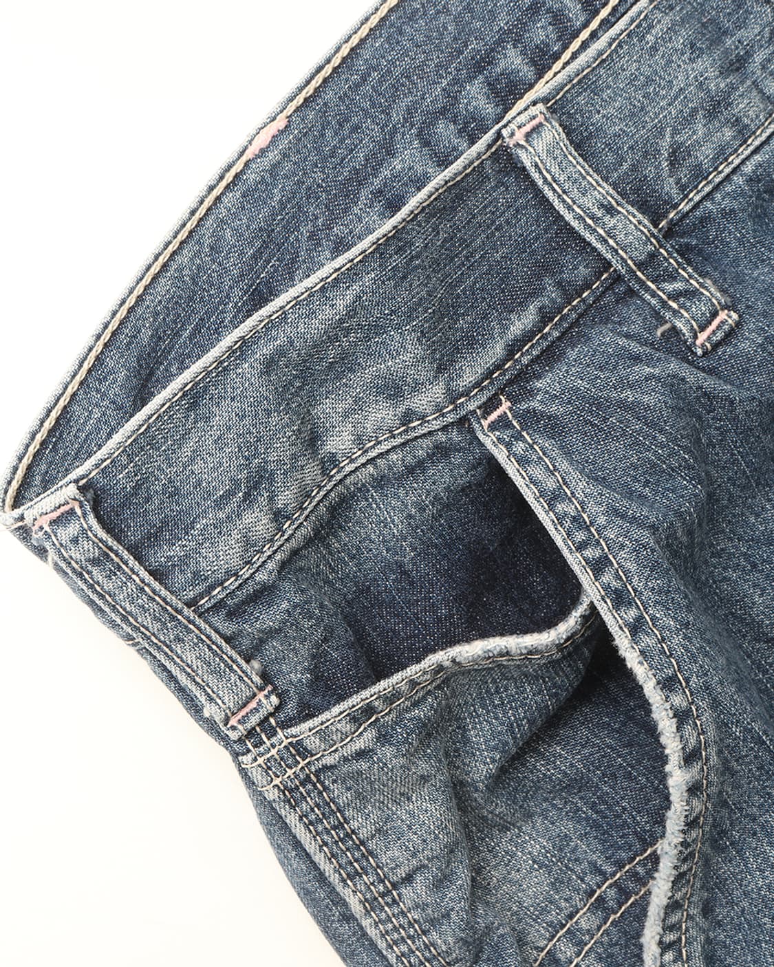 빔즈 BEAMS Repaired Denim Painted Pants 상품이미지8