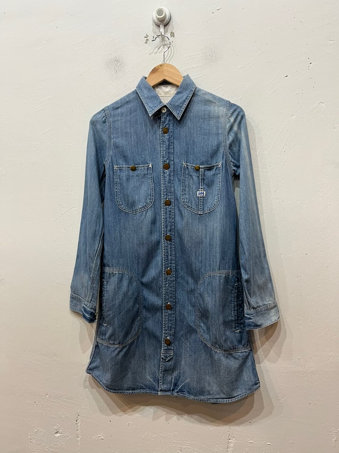 Lee 재팬 데님 원피스 셔츠 상품이미지1