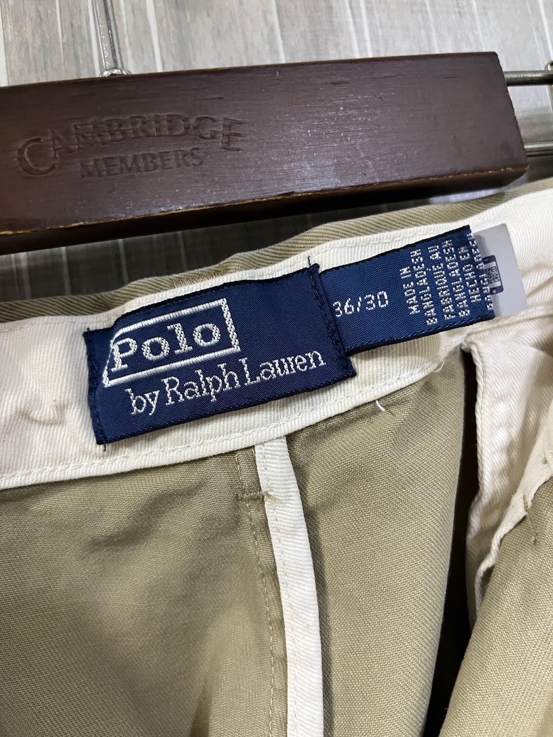 폴로 베이지 면바지 상품이미지2