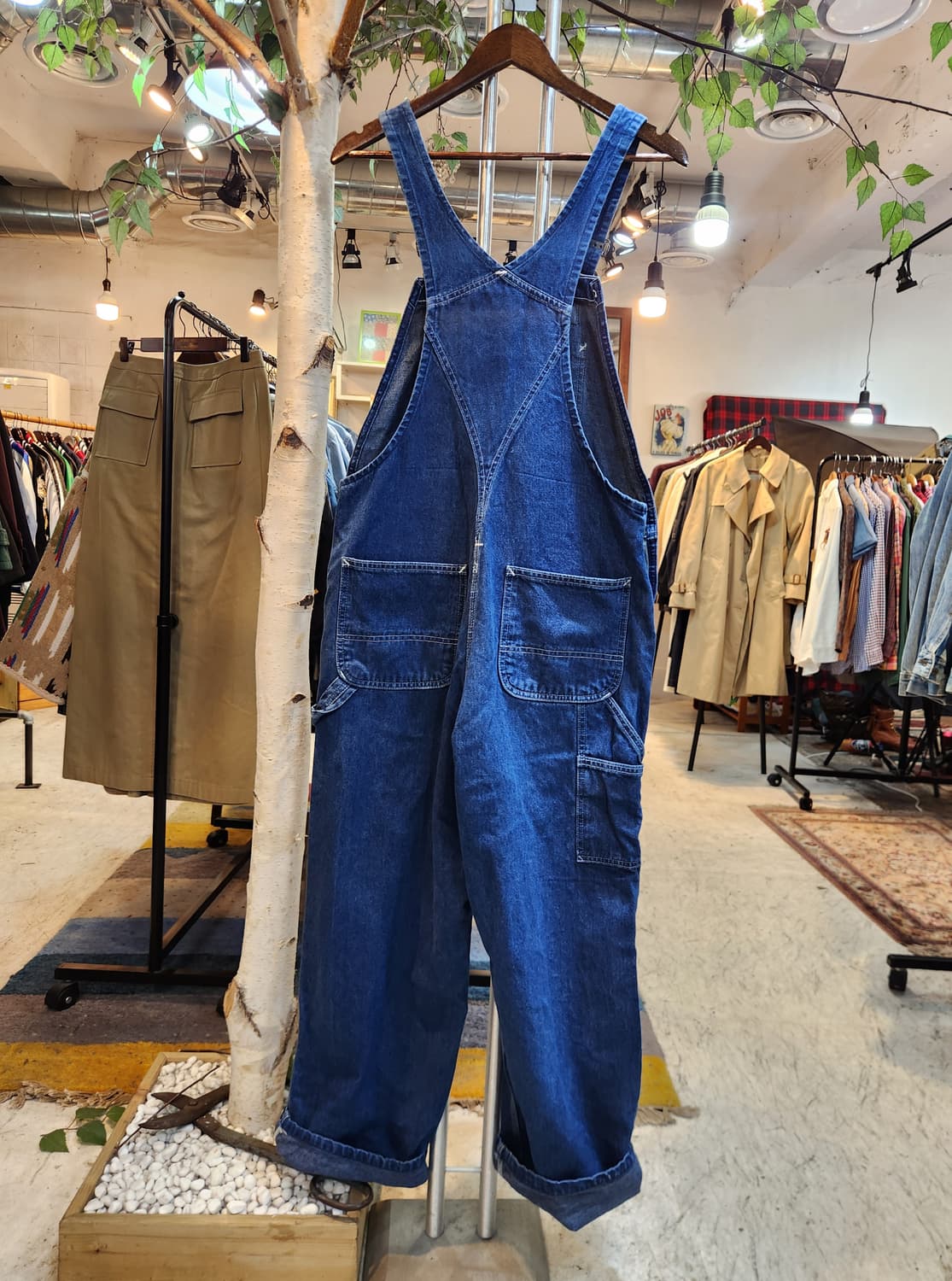 남,여 31사이즈 미만) carhartt 칼하트 오버롤 데님 팬츠 상품이미지6