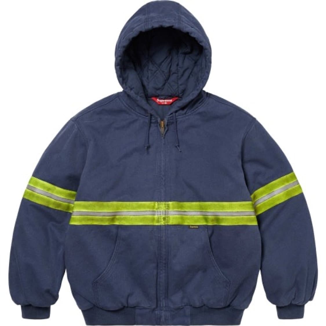 [S] 슈프림 24FW 리플렉티브 스트라이프 후드 워크자켓 상품이미지1